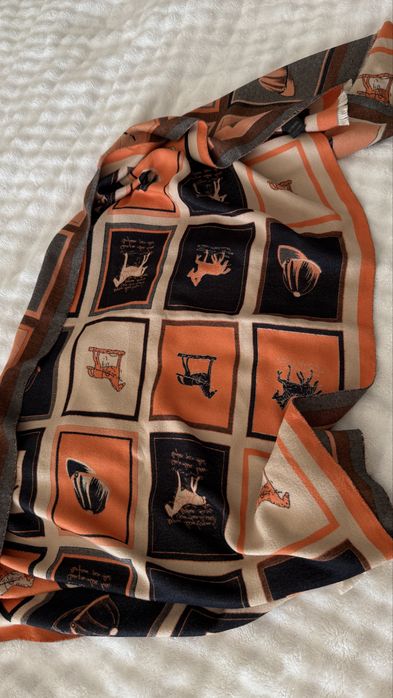 Шарф зимовий, теплий