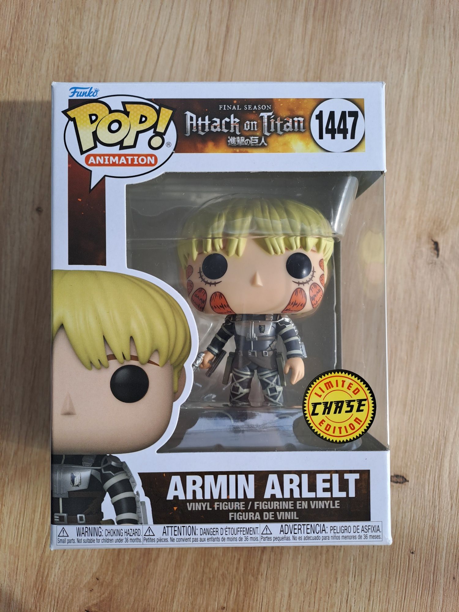 Funko Pop Armin 1447 Chase Attack on Titan