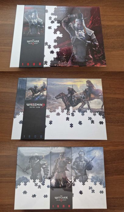 Zestaw Puzzli Wiedźmin 3 (Nowe)