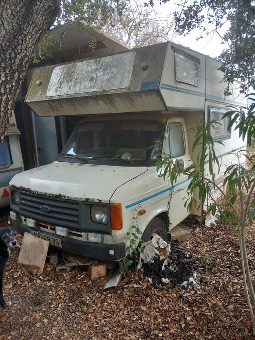 Autocaravana ford transit 175, ano 1983