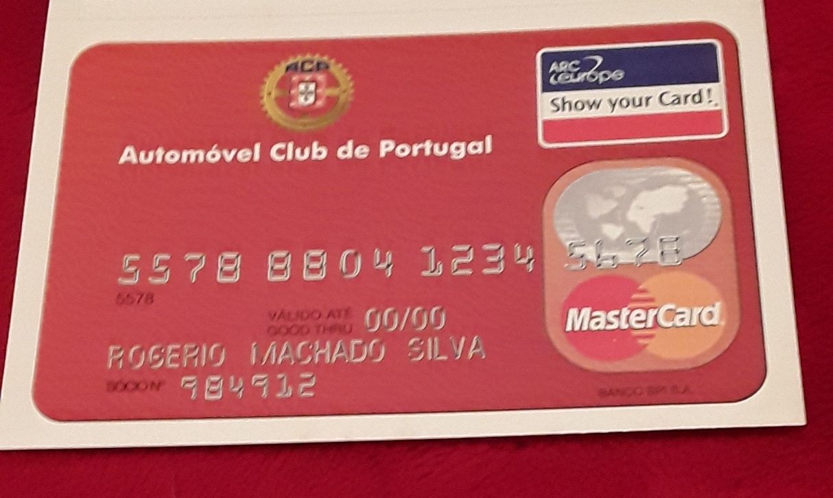 Conjunto 6 postais ACP (Automóvel Clube Portugal)