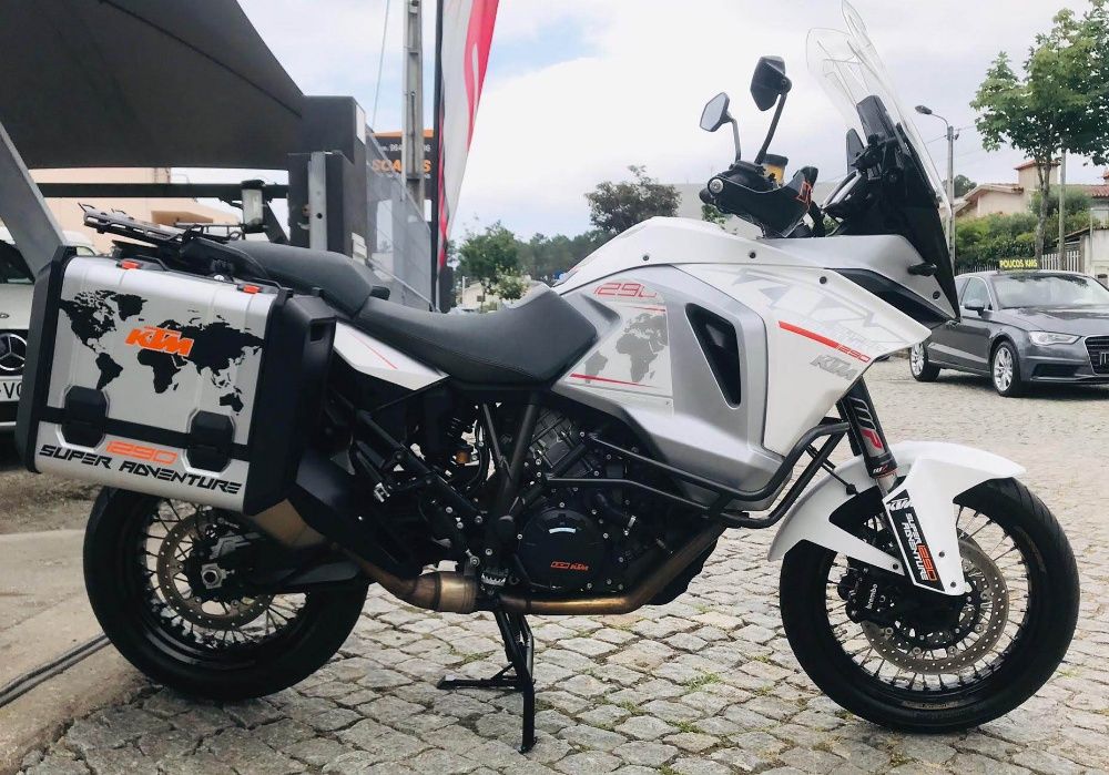 KTM Super Adventure Autocolantes e personalizações motas e malas