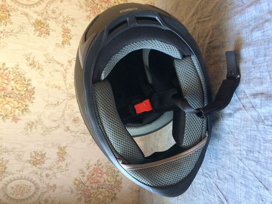 Шлем для мотоцикла FXW Helmet матовый черного цвета