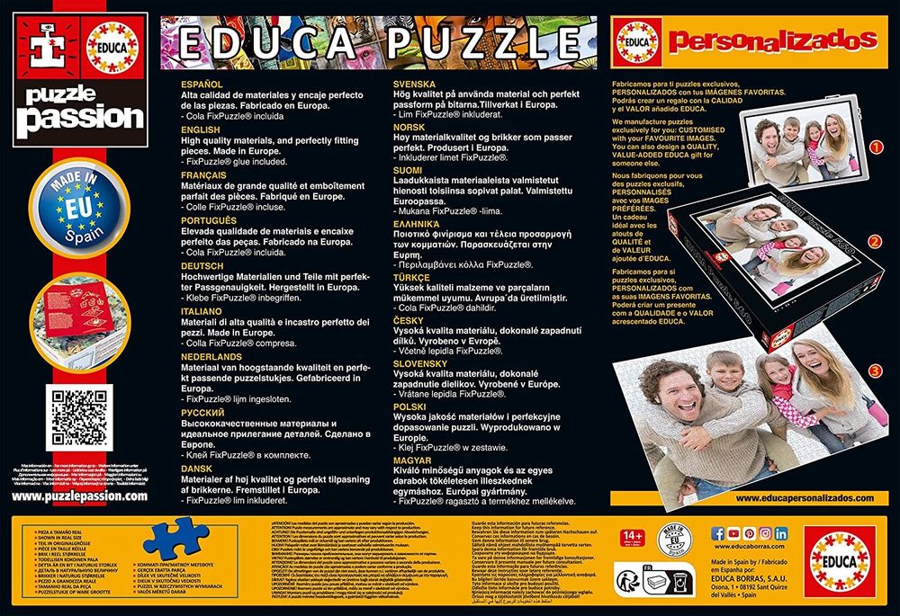 Puzzle Símbolos da Norte-América - 1500 peças - Educa