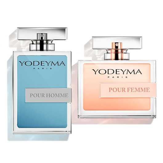 2 Perfumes Yodeyma de 100ml + Gel Hidroalcoólico 100ml