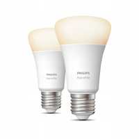 Żarówki LED Philips Hue E27 806 lm 9 W białe ciepłe 2 sztuki