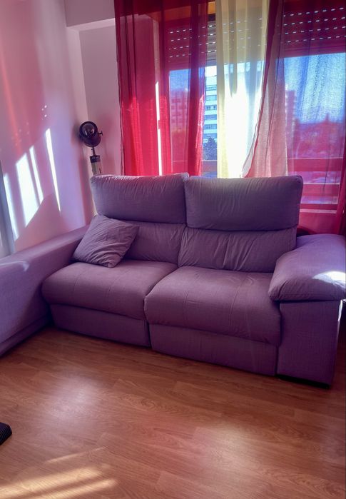 Sofa com 2 lugares relax eletrico