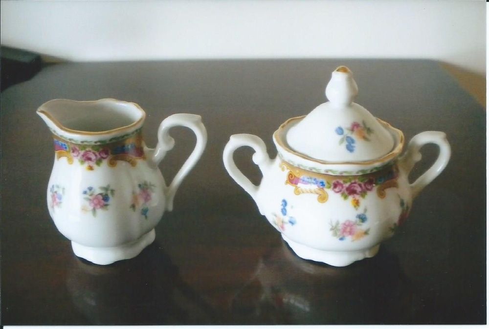 Tabuleiro+Leiteira+Açucareiro Limoges Autenticado/ Oferta do Tabuleiro