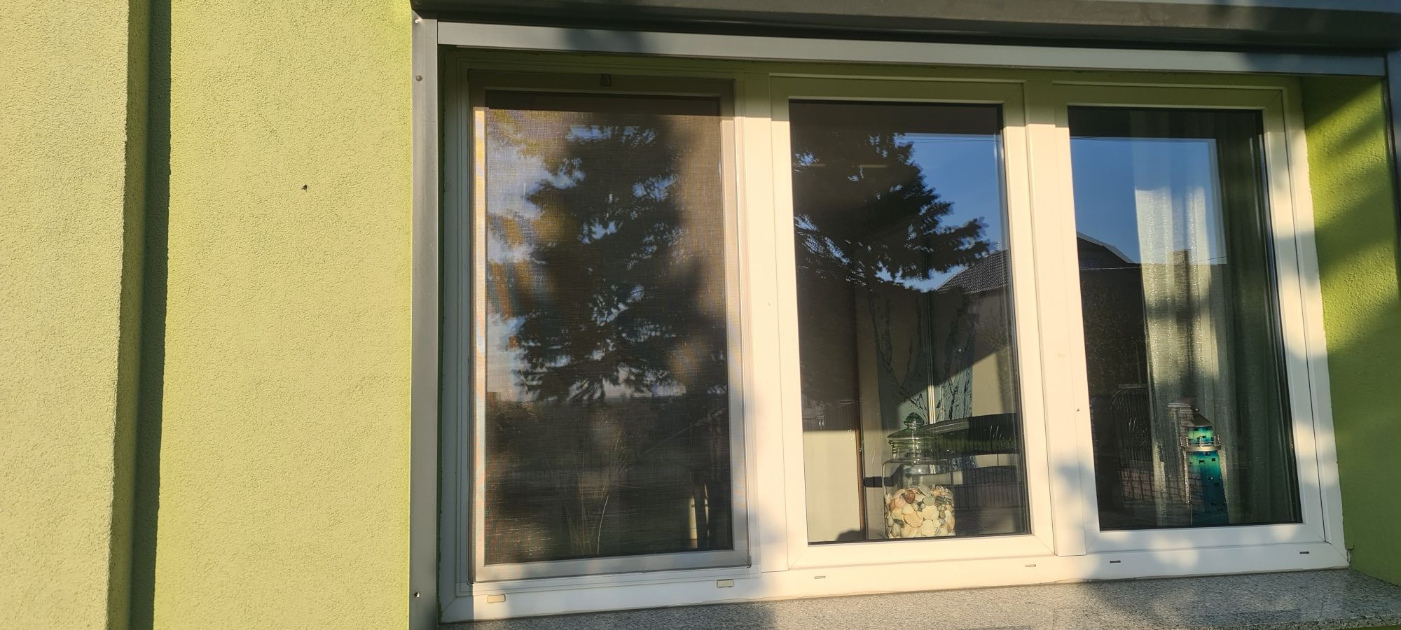 Okna używane  z moskitjerami