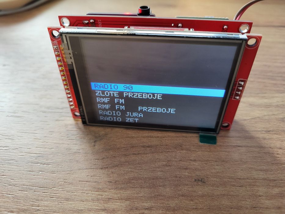 Radio internetowe moduł na esp32s3