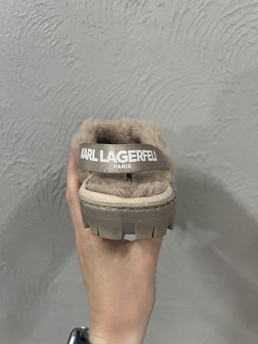 Шльопанці/сандалі жіночі Karl Lagerfeld Pudra|Оригінал(24.0;24.5-25.0)