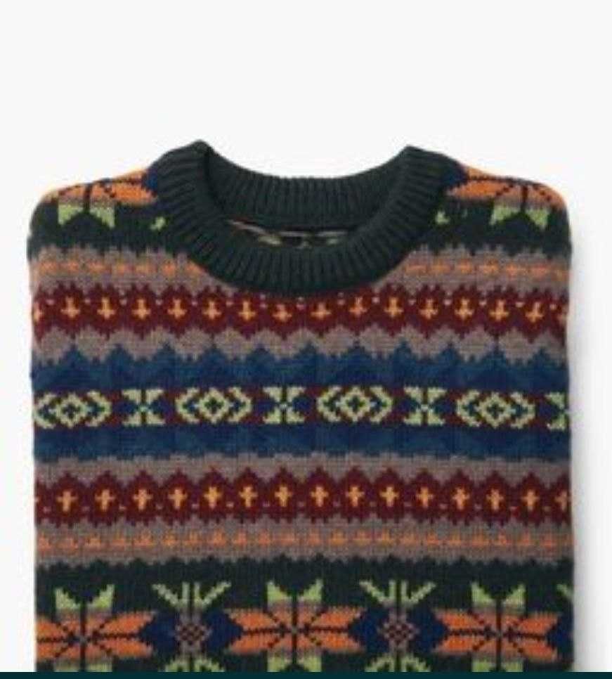 Шерстяной свитер MANGO (Испания) для мальчика 11-12 лет