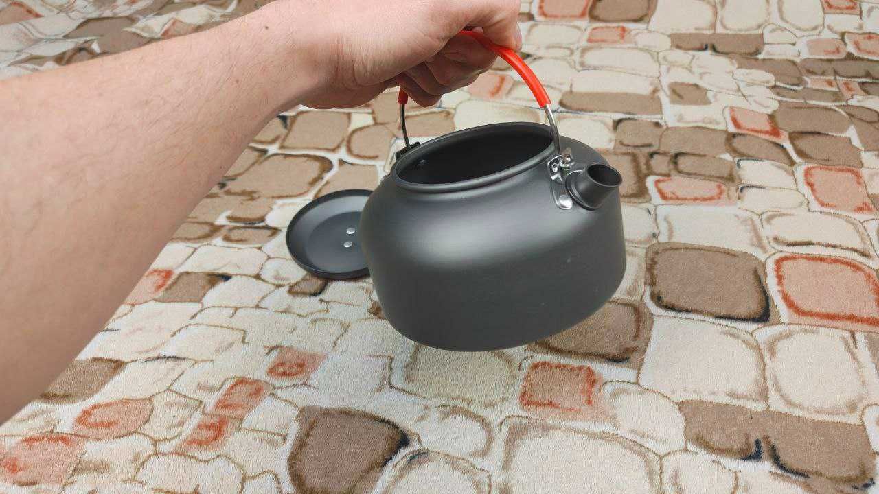 Чайник для кемпінгу туристичний teapot 1,2 літри походний рибалки