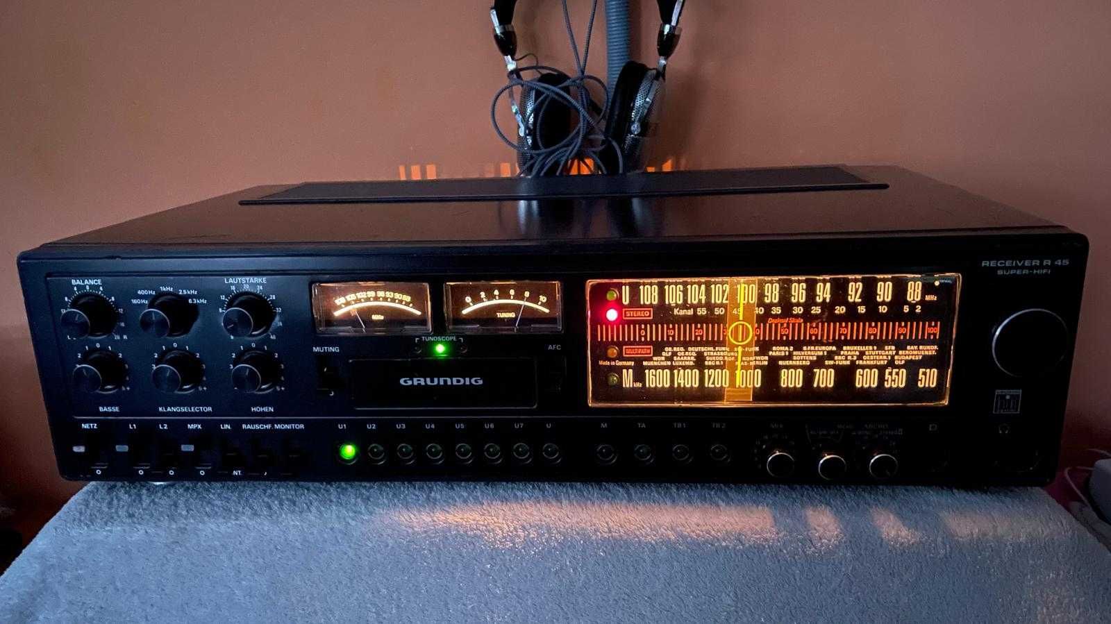 Amplituner GRUNDIG R45 Receiver Super- HiFi 2x50 W / 4 Ohm 1978/1980