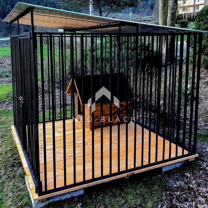 Kojec dla Psów 2x2m - Drewniana podłoga NB163 OLX