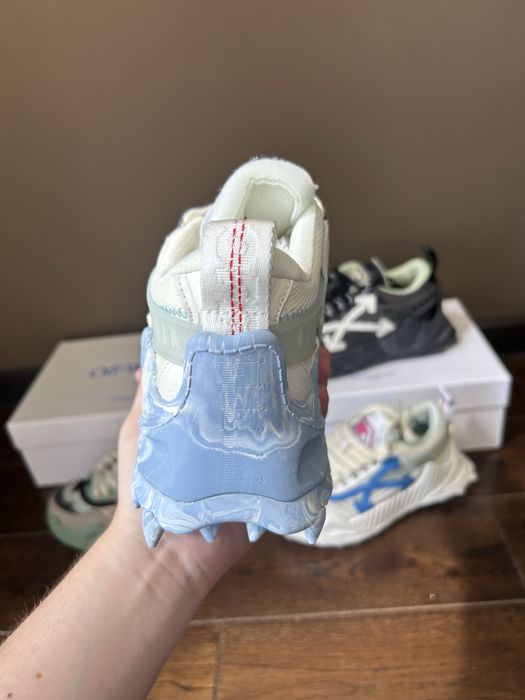 Кроссовки Off-White Odsy-1000 Cream Light Blue / Кеди Оф вайт