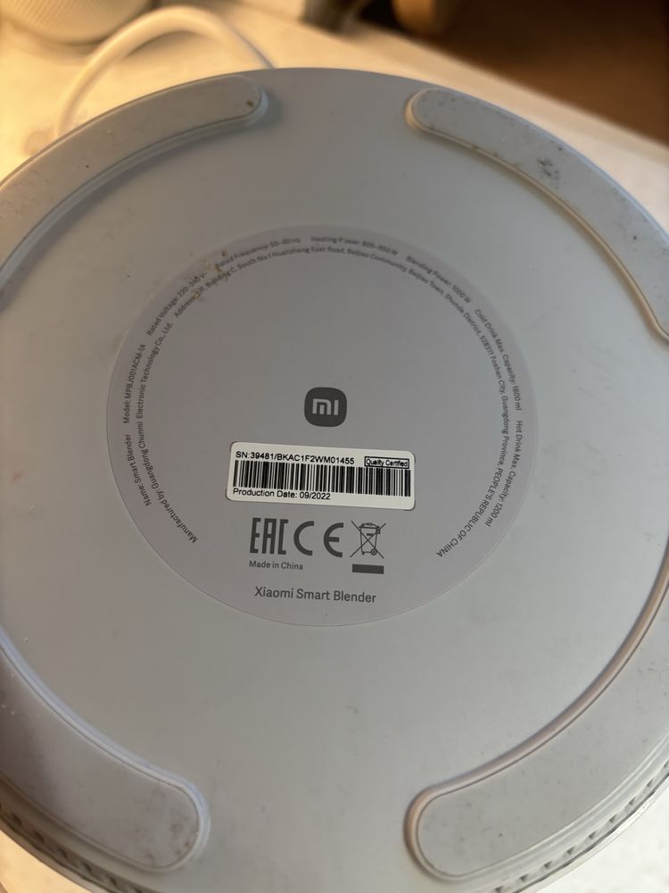 Blender kielichowy Xiaomi biały