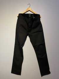 Czarne spodnie męskie slim fit H&M
