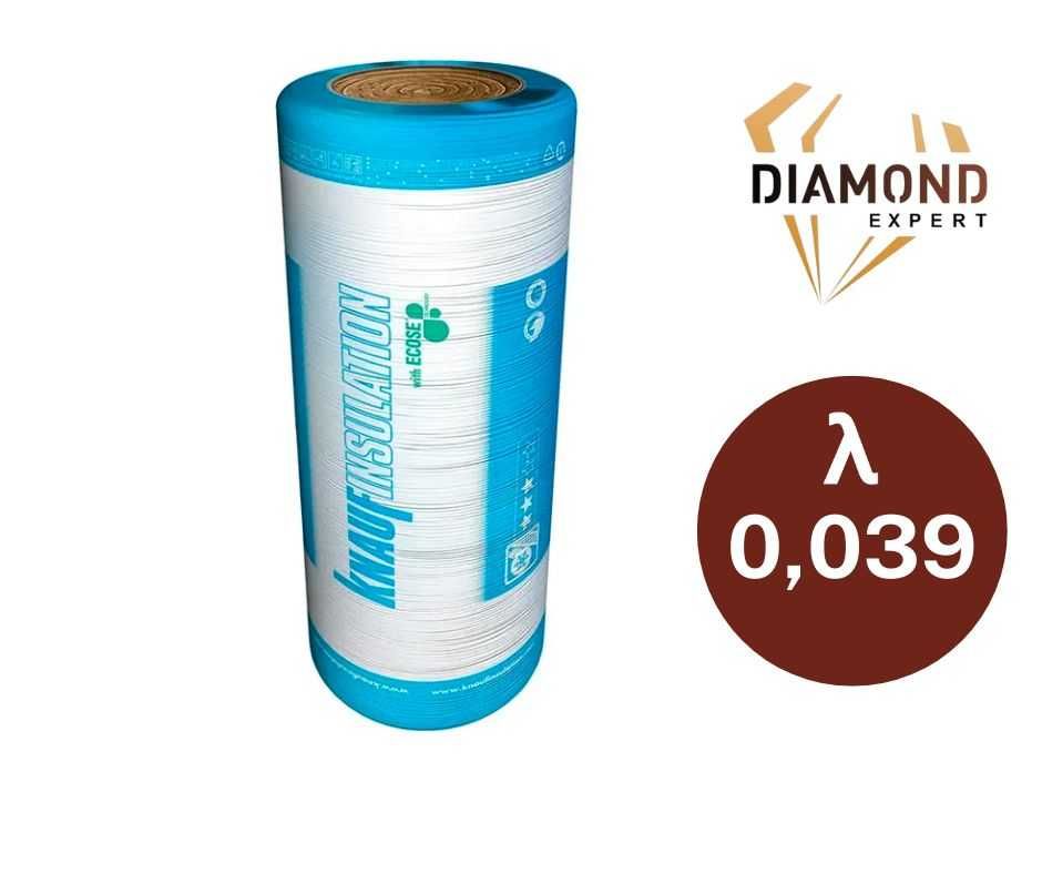Wełna Mineralna Szklana Knauf Unifit 037 Na Poddasze-15 cm w Rolce