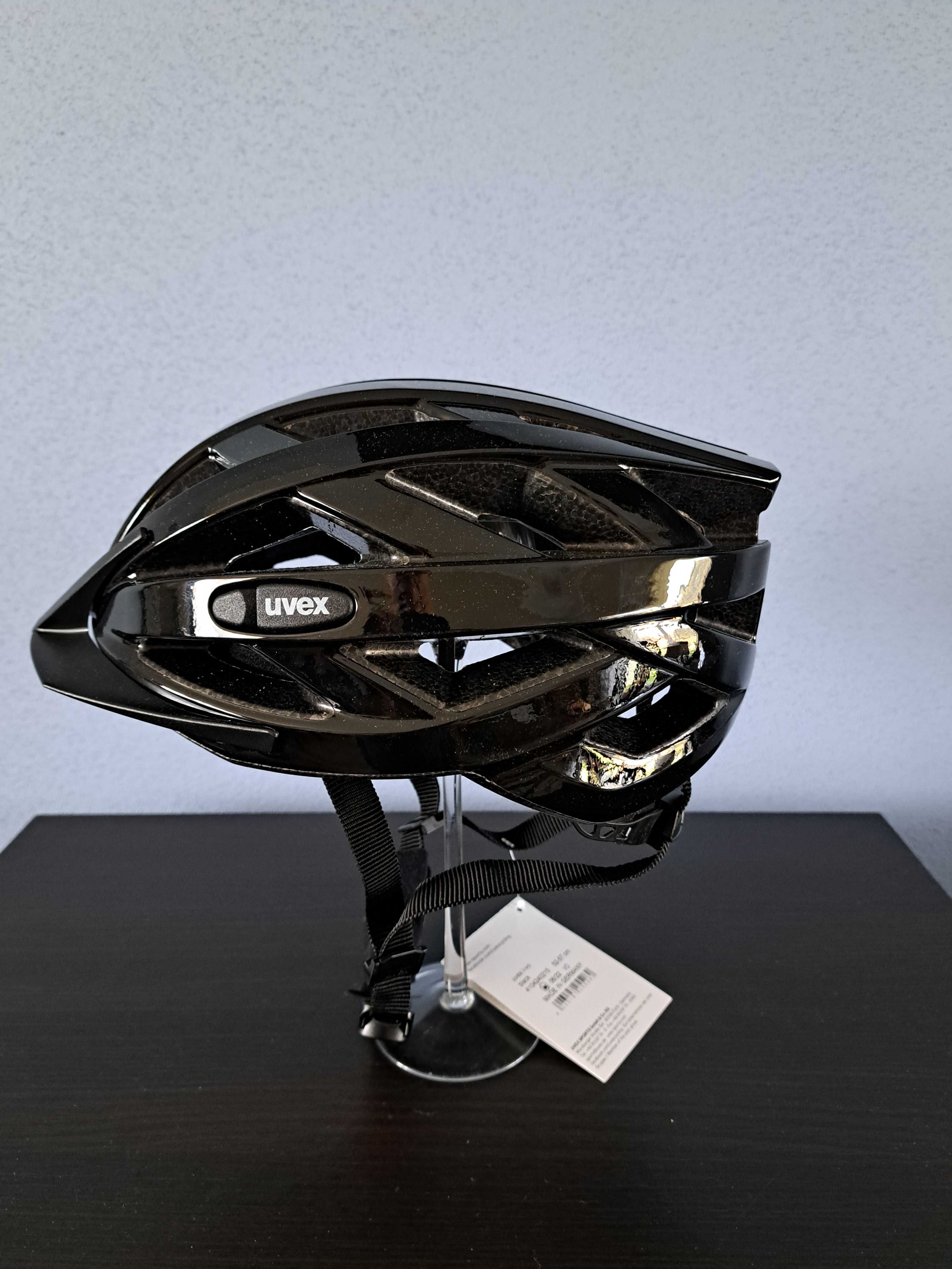 Kaski Kask rowerowy Uvex i-vo r. 52-57 cm czarny lekki