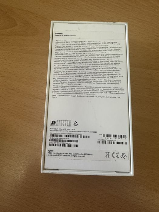 Iphone 15 Blue 128Gb