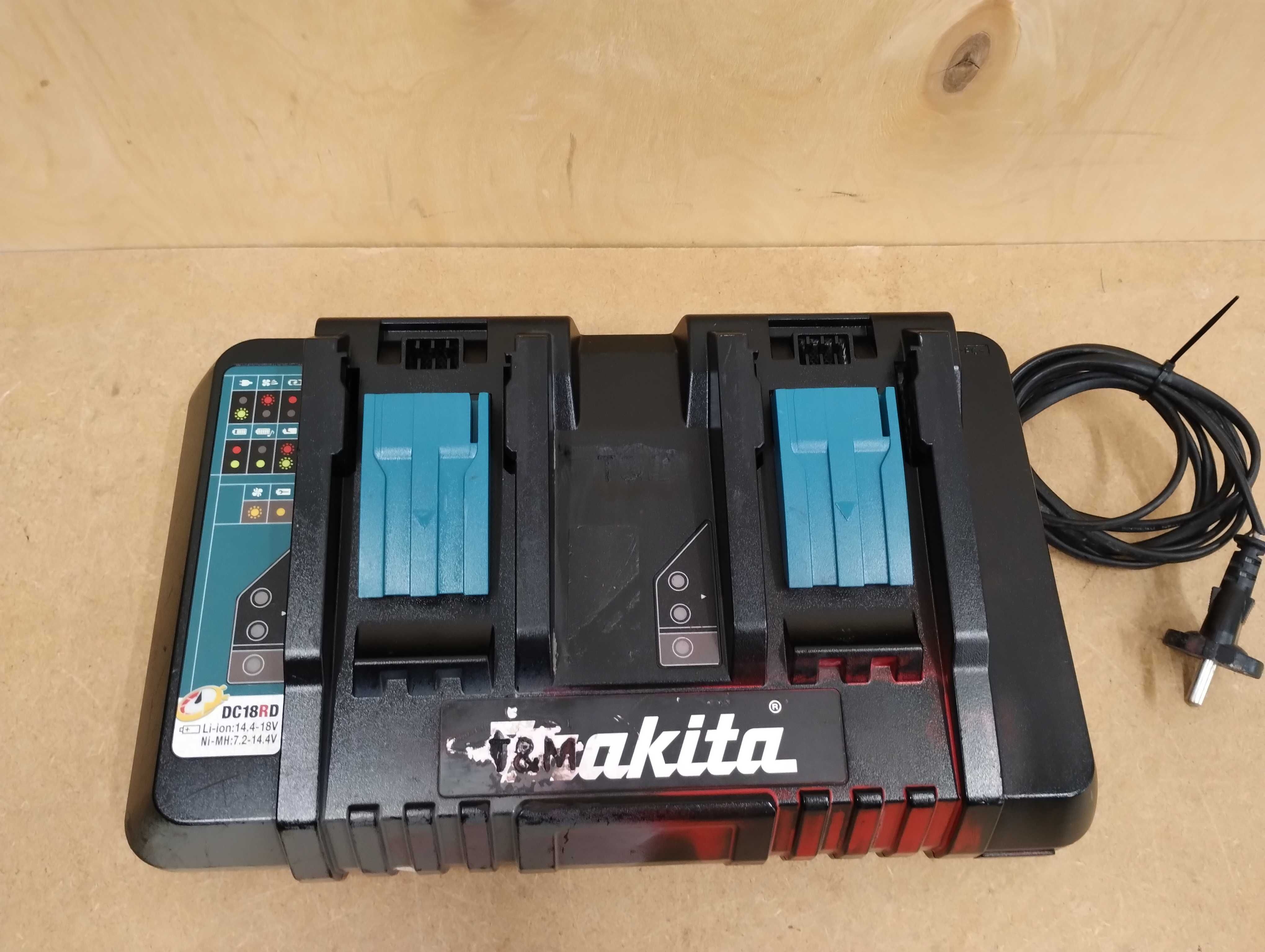 Ładowarka Makita DC18RD 18V, LXT szybka, dwuportowa