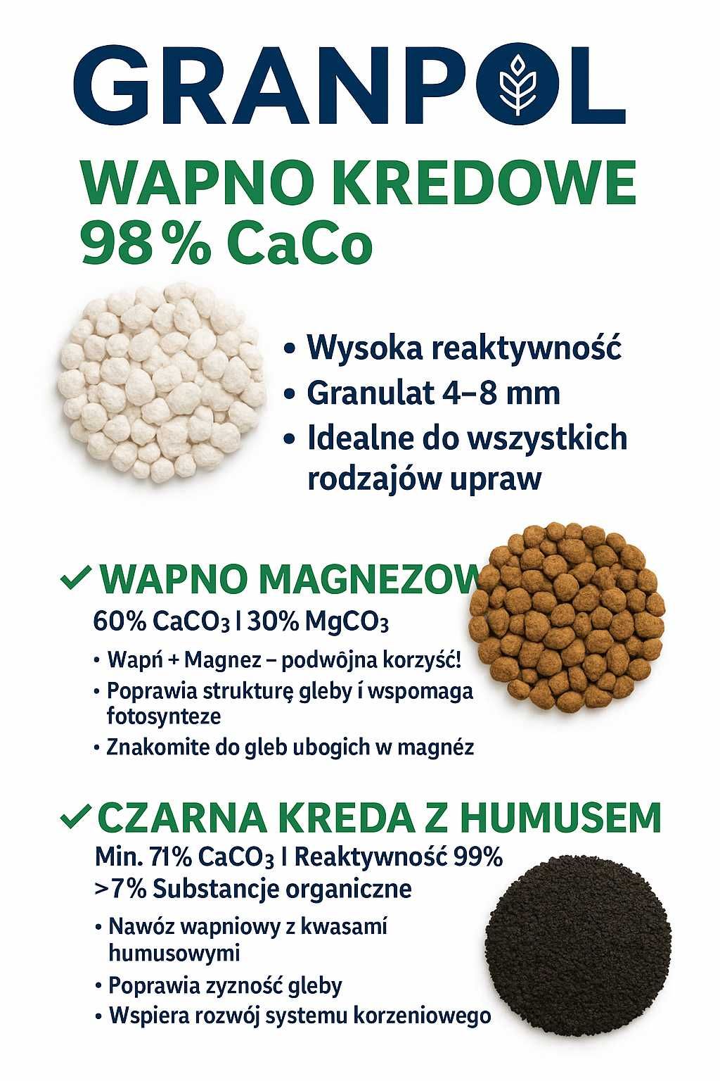 wapno granulowane kreda