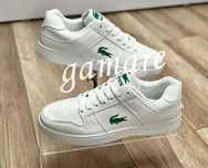 Lacoste trampki męskie białe modne skórzane obuwie sneakersy 44