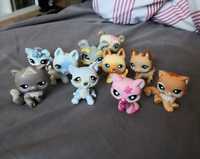 Littlest pet shop figurki lps hasbro unikat husky owczarek pers kot