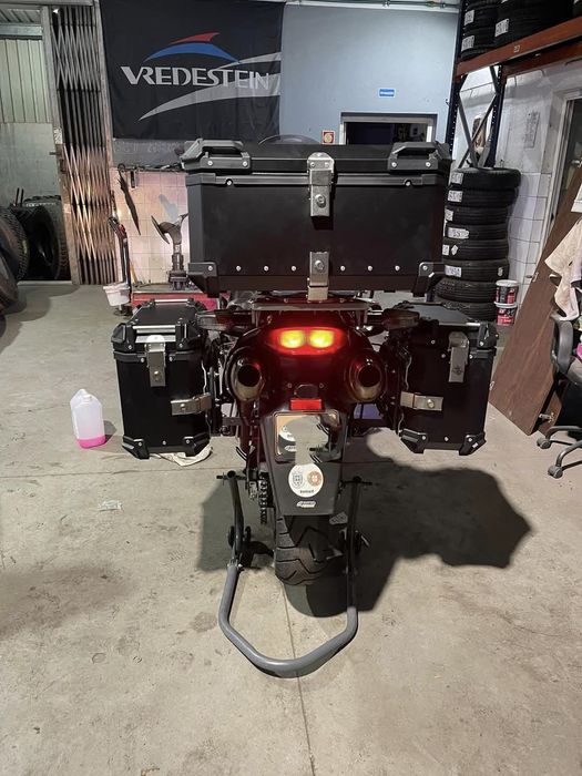 (NOVO) Malas Laterais + Top Case Alumínio Honda Varadero