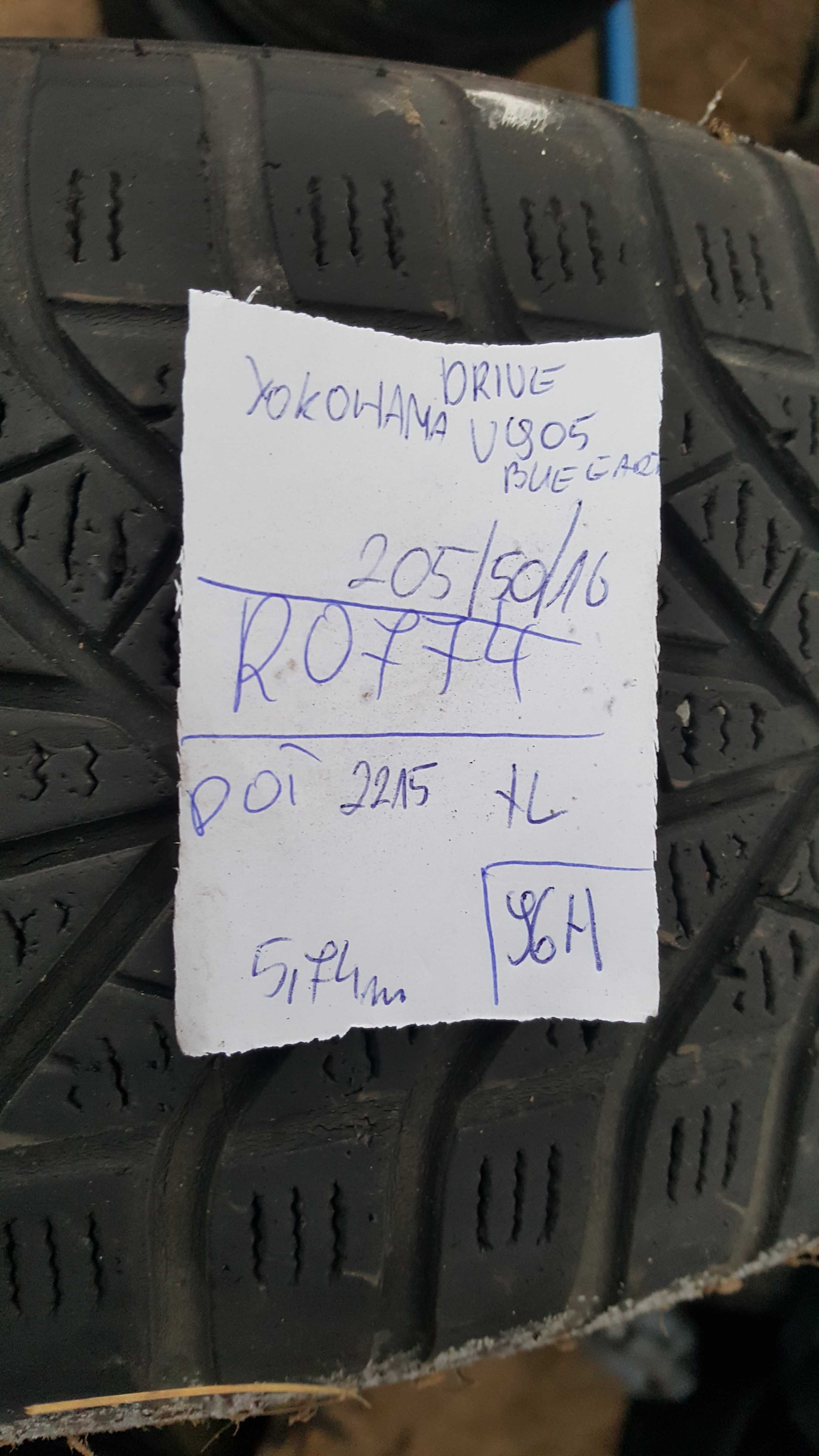 Yokohama 205/60 r16 BluEarth V905 W*Drive XL /// 5,75mm!!!