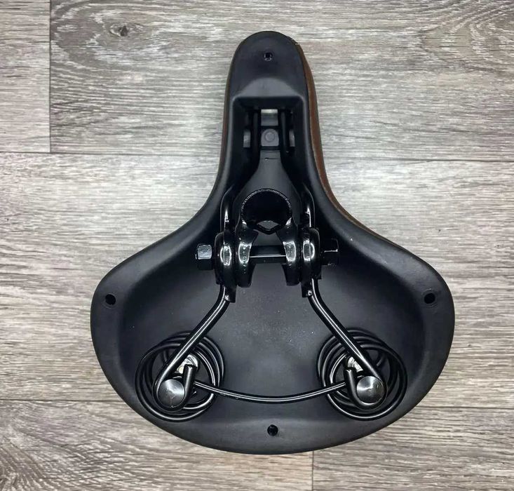 Велосипедне сідло дорожное коричневе седло на велосипед Crossride 318