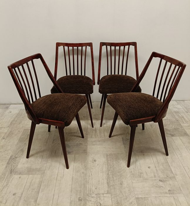 krzesła krzesło stare vintage lata 70-te prl design