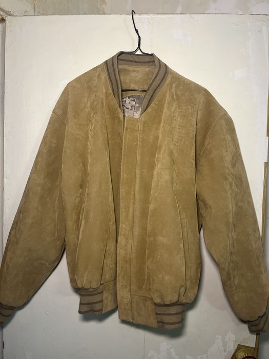 Бомбер замшевий вінтажний