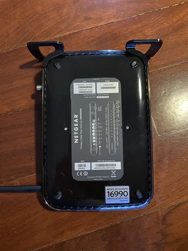 Wireless da Zon funcionar
