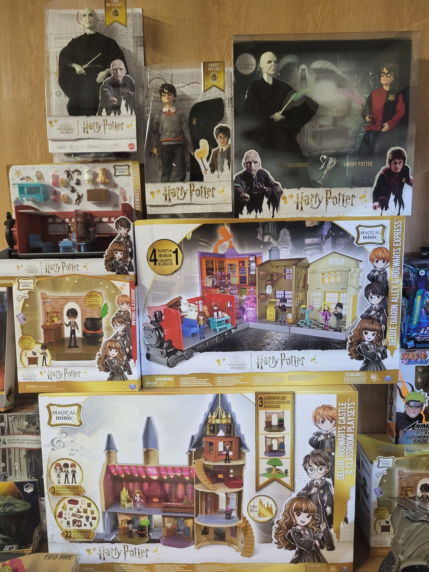 Гарри Поттер замок Хогвартс 3 фигурки22 акс, свет звук Wizarding world