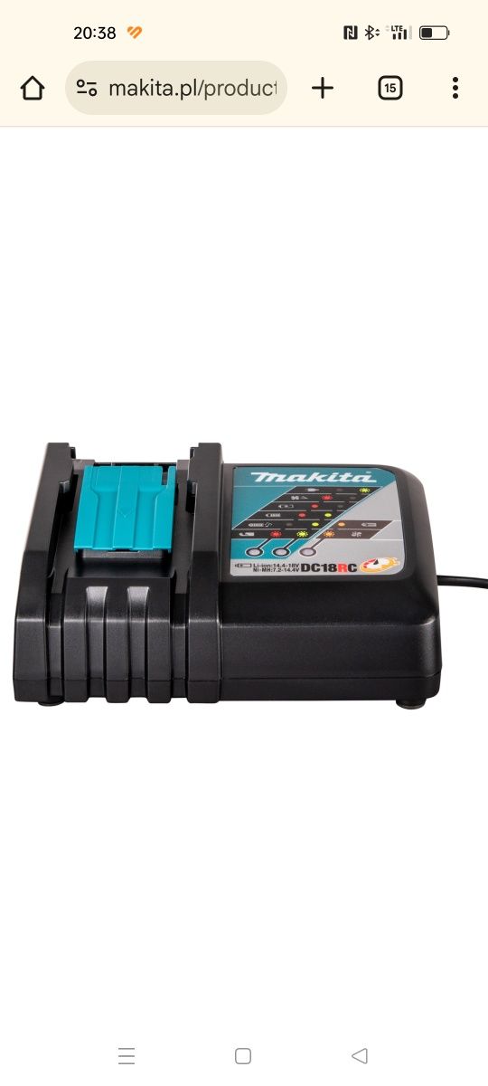 Ładowarka DC18RC LXT Makita nowa.