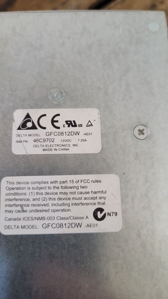 Серверный вентилятор. 80×80 (12V)
