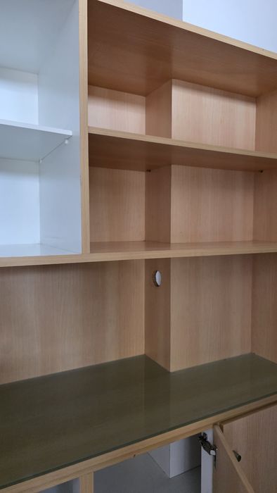 Movel novo em madeira com canto com 1.75 l, 2mts al, d 50 cm