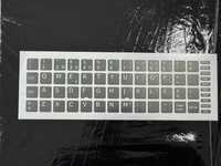 Película Teclado Autocolante Cinzento PT 13x13 WIN Keyboard Stickers