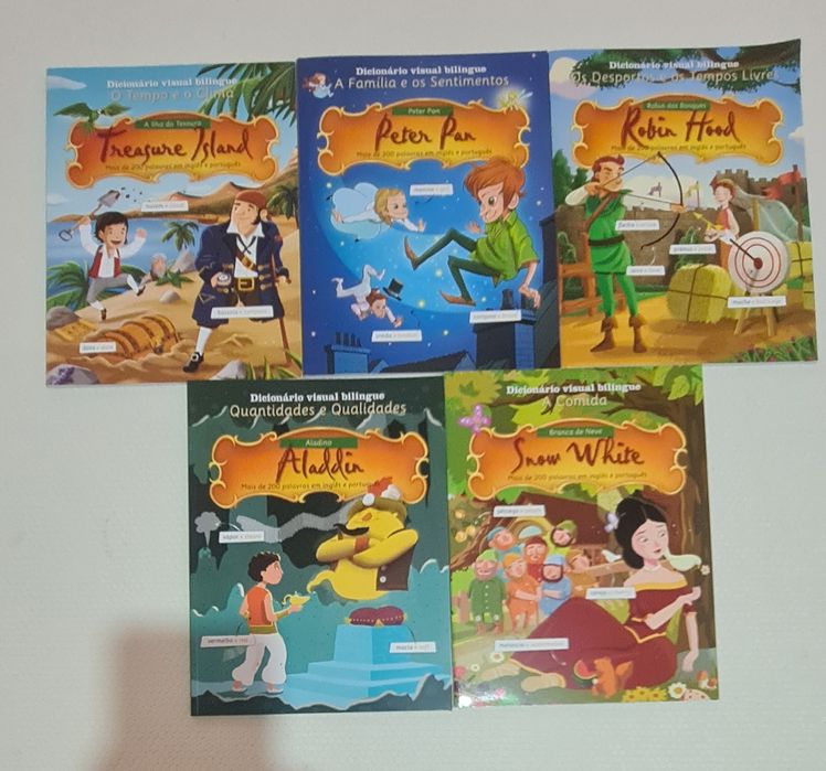 Dicionários Visuais Bilíngues.  Novos