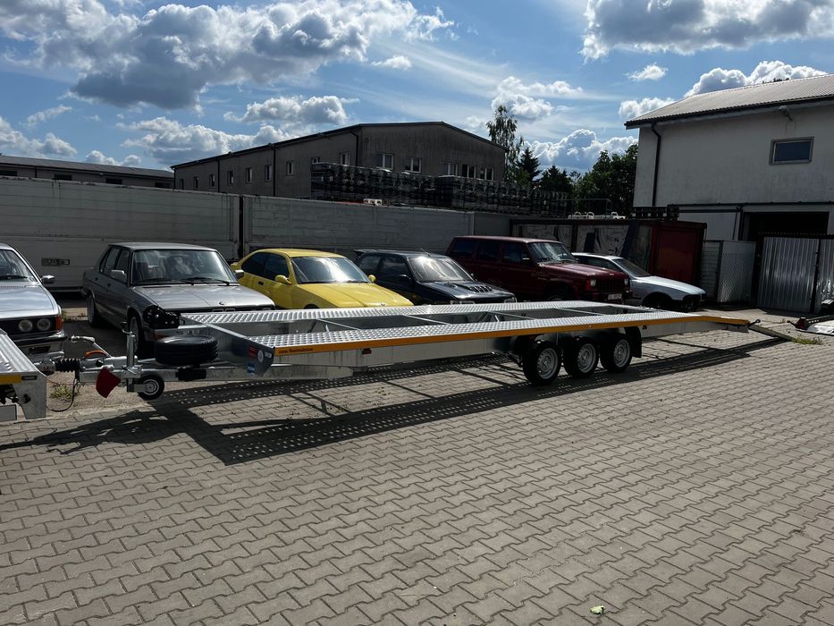 Wynajem wynajmę przyczepę przyczepa laweta lawetę 3500kg DMC 3,5t Wawa