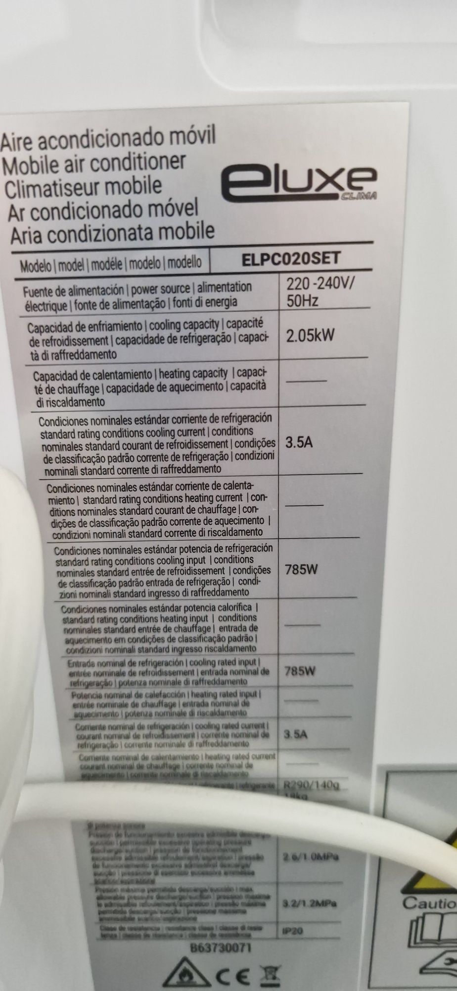 Ar condicionado portátil