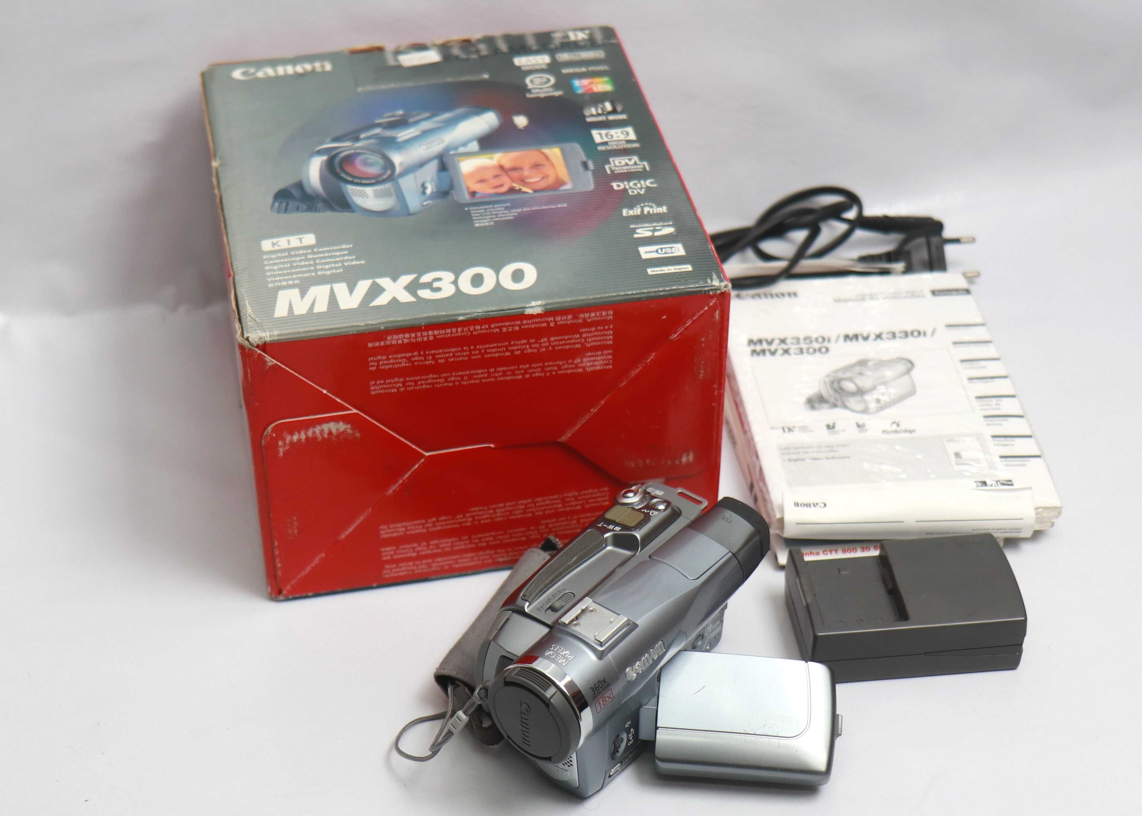 Máquina de filmar Canon MVX 300 (SÓ CARTÃO SD)