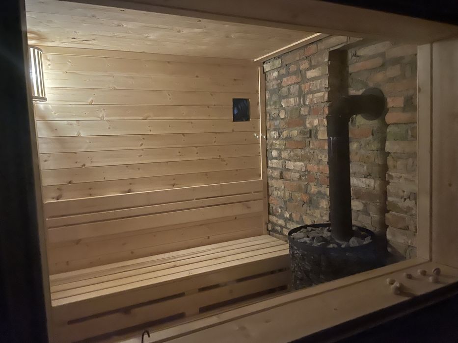 Domek z sauną i balią w Borach tucholskich blisko jeziora