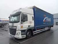 DAF CF, 2018r., 850000km, Salon Polska, Winda, Plandeka, Solówka 18t