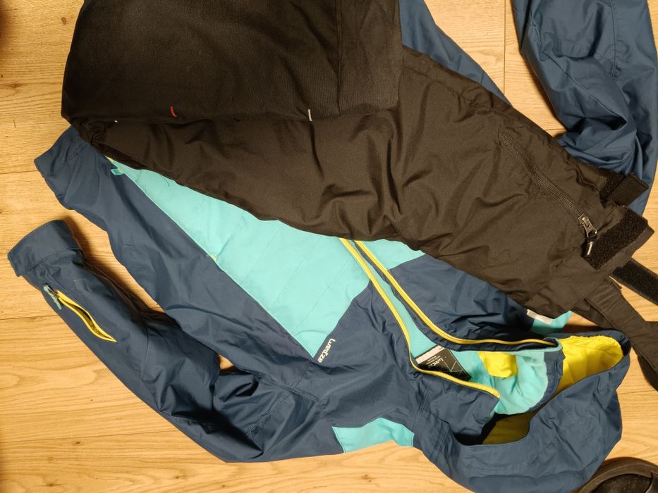 Zestaw narciarski kurtka narciarska spodnie dla chłopca 146 uszkodzony