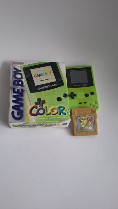 Gameboy color + gra Pokemon Gold