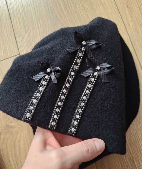 Czarna czapka COVIA-018 WILLI Hats Heaven