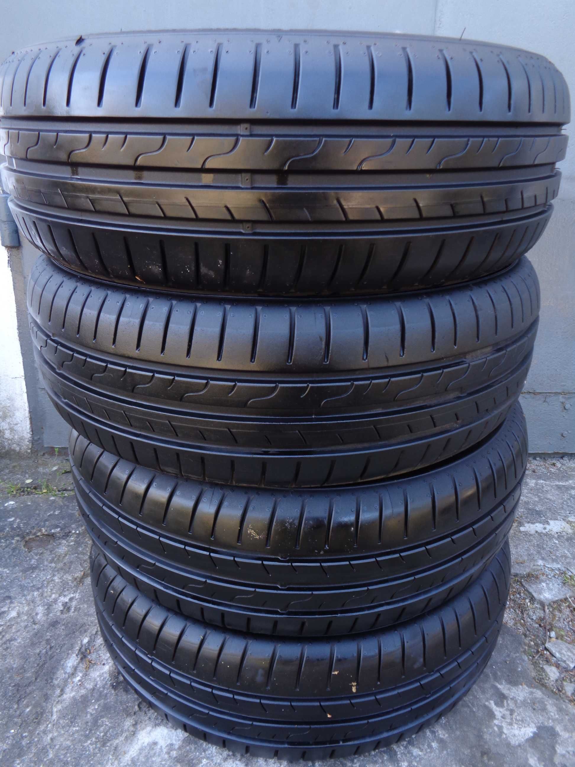 4x Dunlop BluResponse 185/60R15 opony letnie, 2021r, 7,5mm